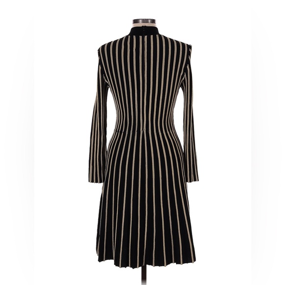 Rachel Rachel Roy Black/Gold Ribbed Long Sleeve Sweater Dress-Women’s 2X-NWT - Picture 3 of 14